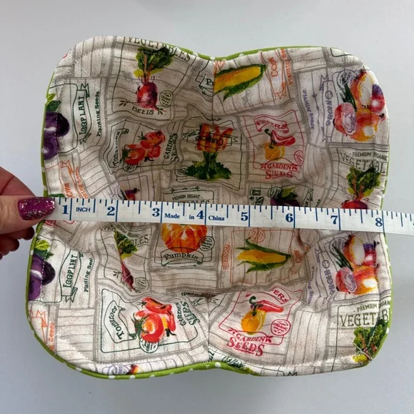 Garden Seeds bowl cozy and jar gripper - Picture 5 of 5